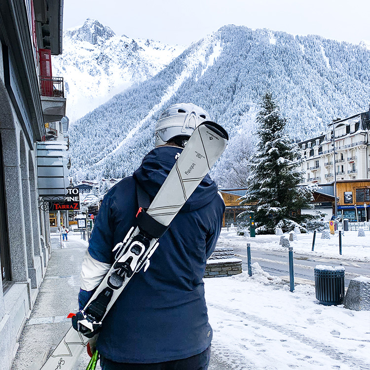 Bærerem til ski