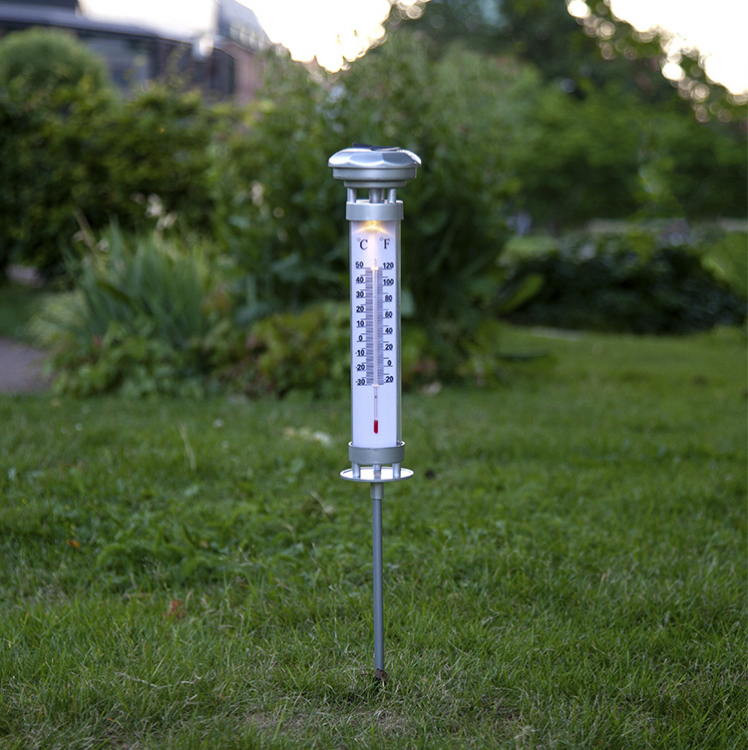 Solcelleladet udendørstermometer
