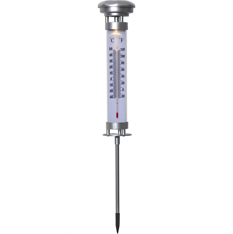 Solcelleladet udendørstermometer