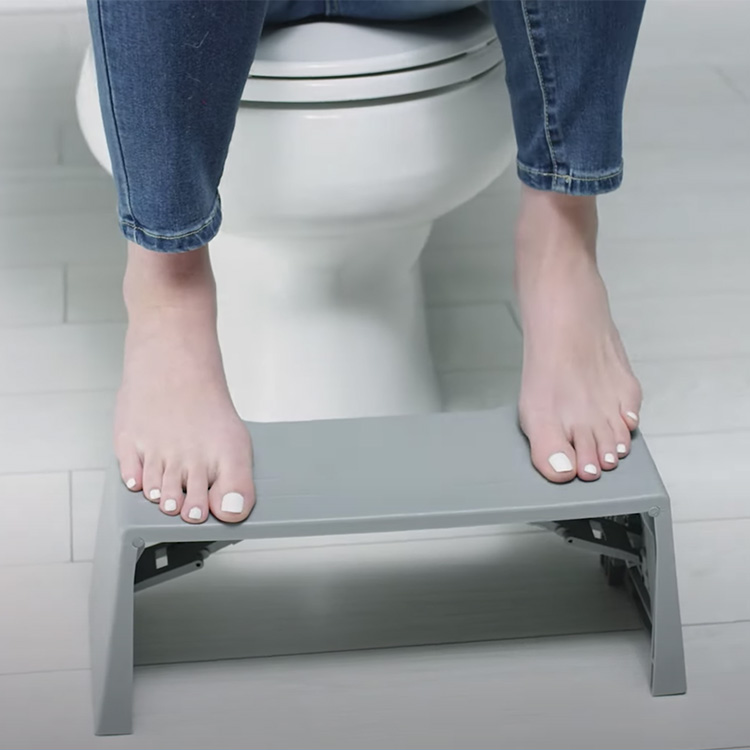 Foldbar skammel til rejsen, Squatty Potty