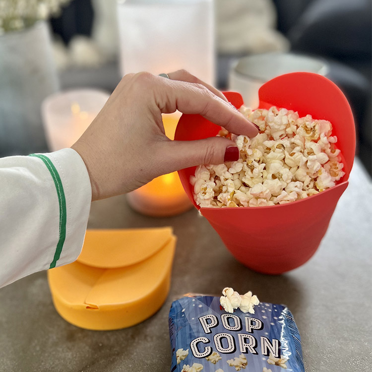 Popcorn skål til mikrobølgeovn 2-pak