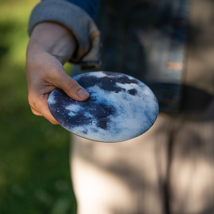 Blød frisbee der lyser op