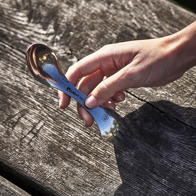 Multibestik Spork, rustfrit stål