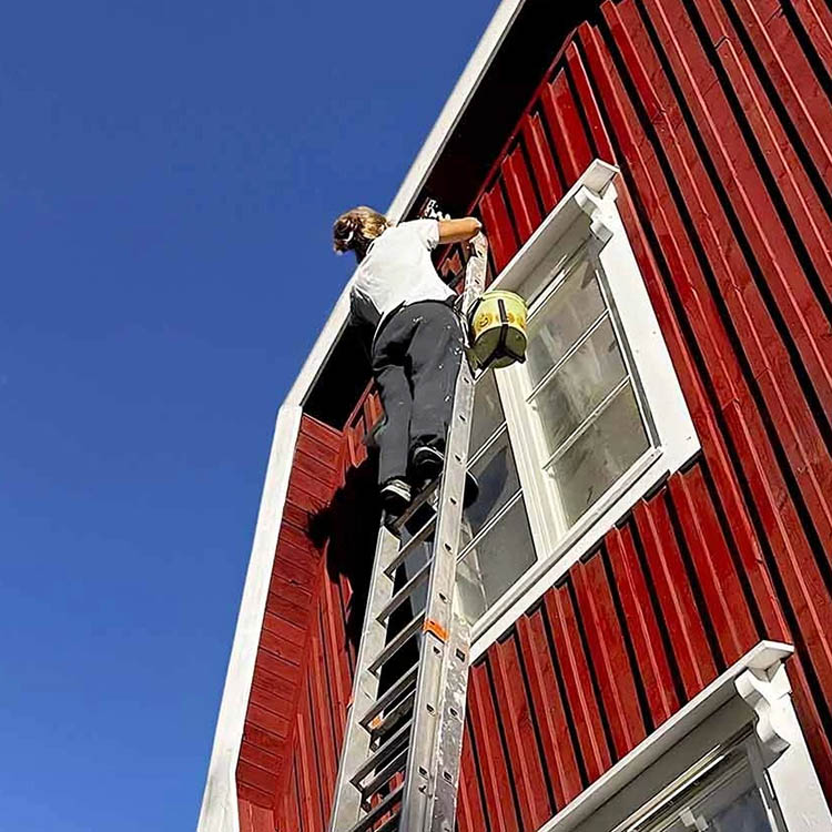 Malerbøtteholder til stige